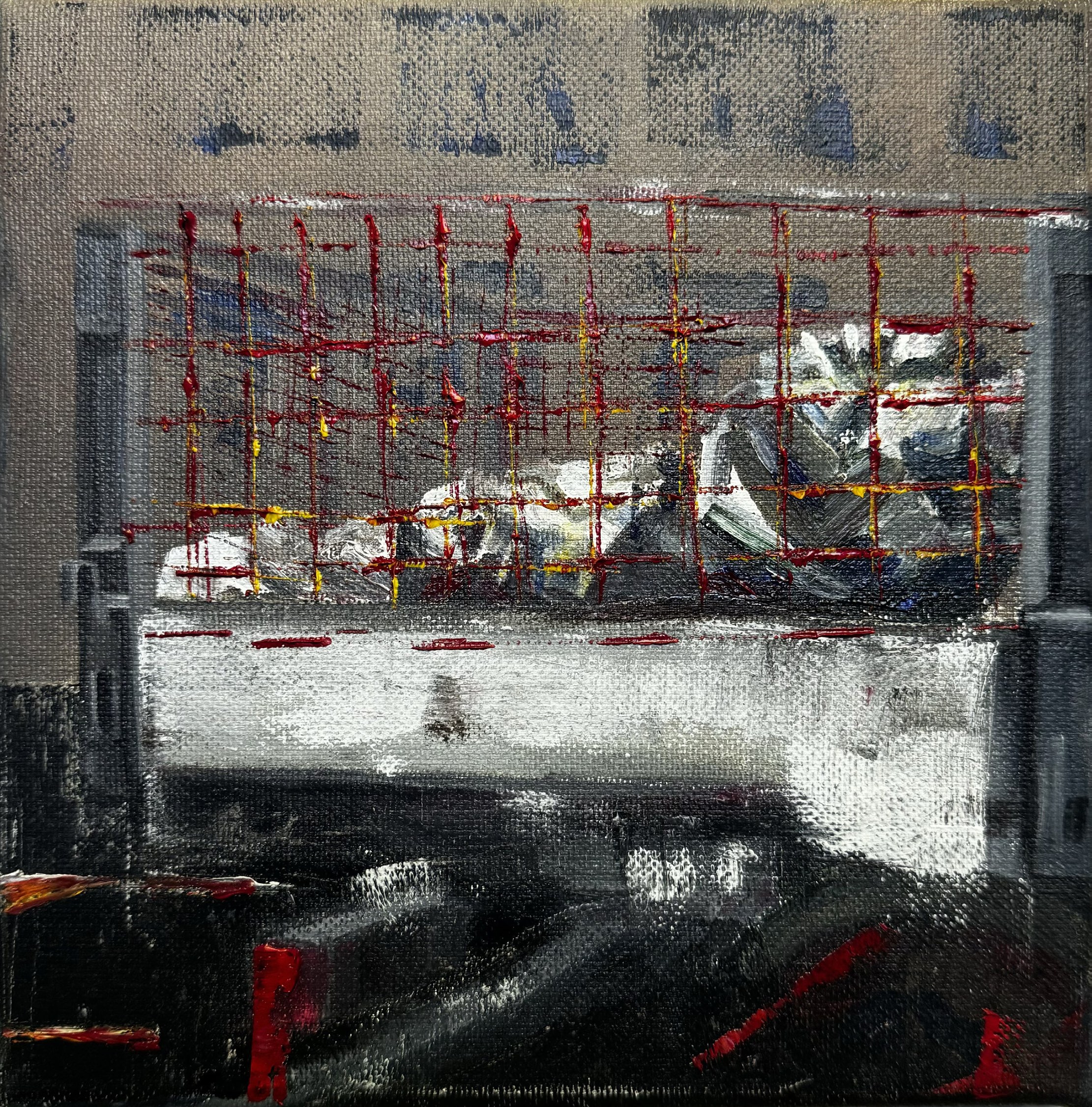 Trash Behind the Red Grate, 2024